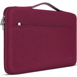 DOMISO 15,6 inch waterdichte laptoptas, sleeve, case, notebookhoes, beschermhoes voor 15,6 inch ThinkPad E15 Gen 2 4/16 inch ThinkPad T16/HP Pavilion x360/LG, wijnrood
