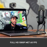 Logitech StreamCam, Live Streaming Webcam, Full 1080p HD 60fps Vertical Video, Smart auto focus and exposure, Dual camera-mount versatility, with USB-C, for YouTube, Gaming Twitch, PC/Mac - White