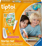 Ravensburger - tiptoi® - Starter Set Deluxe - Reader + laadstation + Boek Mijn Woordprenten De dieren - Elektronisch educatief spel zonder scherm - Vanaf 3 jaar - Franse versie - 00204