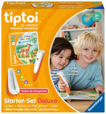 Ravensburger - tiptoi® - Starter Set Deluxe - Reader + laadstation + Boek Mijn Woordprenten De dieren - Elektronisch educatief spel zonder scherm - Vanaf 3 jaar - Franse versie - 00204