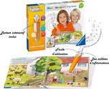 Ravensburger 4005556000357 Coffret complet Lecteur interactif + Livre à la Ferme tiptoi complete set met interactieve lezer + boek mijn imagier op de boerderij