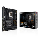 ASUS TUF Gaming Z690-PLUS Gaming ATX moederbord Intel Z690 LGA 1700 (VRM 15 fasen, PCIe 5.0, DDR5, 4 x M.2, 2,5 GB Ethernet, USB 3.2 gen, 2 type C Front, Thunderbolt 4 en RGB-verlichting)