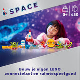 LEGO Classic Creatieve planeten Ruimte Speelgoed voor Kinderen met Opbergdoos, Bouwpakket met Raket, Creatief Cadeau voor Jongens en meisjes vanaf 5 Jaar 11037