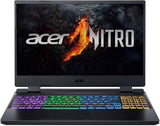 Acer Nitro 5 (AN515-58-941L) Gaming laptop, 15,6 inch FHD 144Hz display, Intel Core i9-12900H, 16 GB RAM, 1 TB SSD, NVIDIA GeForce RTX 4060, Windows 11, QWERTZ Keyboard, zwart