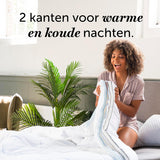 Cloudpillo 4-Seizoenendekbed - Optimaal Slaapcomfort - Luchtig & Ademend - Anti-Mijtstof - Innovatieve Luchtstroomtechnologie - Wit - 155x220cm - Hypoallergeen - Dubbel Dekbed