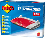 AVM FRITZ!Box 7360 WLAN-router (VDSL/ADSL, WLAN N, 300 Mbit/s, DECT-basis, media-server) geschikt voor Duitsland