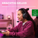 Trust Gaming GXT 489 Fayzo Gaming Headset, 85% Gerecycled Plastic, PC, PS5, PS4, Xbox Series X|S, Switch, Mobile, 3.5 mm Jack, Over-Ear Bedrade Koptelefoon met Noise Cancelling Microfoon - Zwart