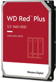 Western Digital WD Red Plus NAS Harde Schijf 2 TB (NASware Firmware Voor Compatibiliteit; 3,5 Inch; 5400 RPM; 64 MB Cache; SATA 6 Gb/s; CMR; Werkbelasting 180 TB/Jaar)