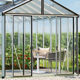 GFP Tuinkas Hera 9 glazen kas 263x575 cm | aluminium frame kleur antraciet