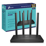 TP-Link WiFi 6 router, AX 1500 Mbps dual-band wifi-router, WiFi 6, 4 gigabit-poorten, 4 high-performance antennes, OneMesh, WPA3, ouderlijk toezicht, geïntegreerde antivirus (Archer AX18)