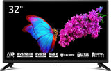 DYON Enter 32 Pro X2 TV van 80 cm (32 inch) (HD LED-tv, drievoudige tuner (DVB-C/-S2/-T2), hotelmodus, afspelen van USB-media), zwart