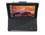 Logitech 920-009024 Qwerty Slim Folio Bluetooth Toetsenbord Voor Mobiel Apparaat, Uk International, Zwart