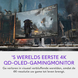 Alienware AW3225QF 32" 4K UHD (3840x2160) 1700R Gebogen Gaming Monitor, 240Hz, QD OLED, 0.03ms, NVIDIA G-SYNC Compatible, HDR, Dolby Vision, USB-C, DisplayPort, 2x HDMI, 4x USB, 3 Jaar Garantie