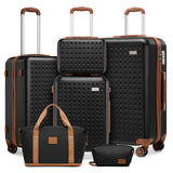 KONO Hardshell koffer + Borsa met TSA-slot en 4 draaibare wielen