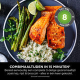 Ninja Combi 12-in-1 Multi-Cooker, Oven & Air Fryer, 12 Cooking Functions, Make in 15 Minutes* Family Meals, Includes Griddle, Pan, & Recipe Guide, Grey, SFP700EU