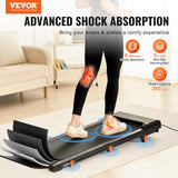 VEVOR Walking Pad loopband onder het bureau, loopband om te werken, functionerende loopband met 120 kg draagkracht, draagbare pad met 2,5 pk, afstandsbediening, led-display, 1-6 km/u instelbaar