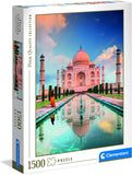 Clementoni Volwassen Puzzel, Taj Mahal - 1500 Stukjes - High Quality Collection, 14+ jaar, 31818, Meerkleurig