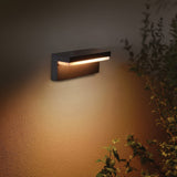 Philips Hue Nyro Wandlamp - Wit en Gekleurd Licht - IP44 Waterbestendig - Verbind met Bridge - Werkt met Alexa en Google Home - Buitenlamp - Muurlamp - Tuinverlichting - Zwart