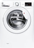 Hoover H-WASH 300 LITE H3W 482DA4-S Wasmachine, 8 kg, 1400 tpm, NFC-verbinding, allergieverzorging, kgdetector, klasse B, 60 x 52 x 85 cm, wit