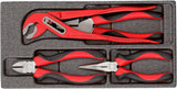 GEDORE red gereedschapsset in schuimstofmodules, 81-delig