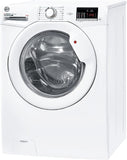 Hoover H-WASH 300 LITE H3W 482DA4-S Wasmachine, 8 kg, 1400 tpm, NFC-verbinding, allergieverzorging, kgdetector, klasse B, 60 x 52 x 85 cm, wit