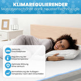 Mara Vital Premium matrasbeschermer, temperatuurregulerend, verkoelende matrasbeschermer, ideale zomerreisetopper, matrasbescherming tegen zweten, verkoelende matrasbeschermer