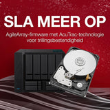 Seagate IronWolf Pro, 16 TB, Interne Harde Schijf, NAS, CMR, 3,5", SATA 6 GB/s, 7200 RPM, 128 MB cache, voor NAS RAID, 3 jaar Rescue Services (ST16000NE000)