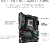 ASUS ROG STRIX B660-F GAMING WIFI moederbord socket Intel LGA 1700 (Intel B660, ATX, DDR5 geheugen, PCIe 5.0, WiFi 6, 3x M.2, Aura Sync)