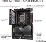 ASUS ROG CROSSHAIR X670E HERO Gaming Moederbord Socket AMD AM5 (Ryzen 7000, ATX, DDR5 geheugen, 5x M.2, USB 3.2 Gen 2x2, 2x USB 4, PCIe 5.0, WiFi 6E, Aura Sync)