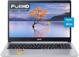 acer Aspire 5 Slim laptop, 15,6 inch FHD IPS, AMD Ryzen 3 3350U quad-core mobiele processor, 20 GB DDR4 RAM, 512 GB SSD, WiFi 6, verlichte KB, vingerafdruklezer, HDMI, Amazon Alexa, Windows 11, zilver