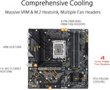 ASUS TUF GAMING B660M-E D4 moederbord socket Intel LGA 1700 (Intel B660, mATX, DDR4 geheugen, PCIe 4.0, 2x M.2, Aura Sync)