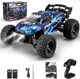 Lischwert Op afstand bestuurbare auto, 1:14, 4WD RC-auto's voor kinderen vanaf 8 jaar, 2,4 GHz 65 km/u, hogesnelheids-RC voertuig, hobby-sportracespeelgoedauto, cadeau voor jongens en meisjes