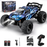 Lischwert Op afstand bestuurbare auto, 1:14, 4WD RC-auto's voor kinderen vanaf 8 jaar, 2,4 GHz 65 km/u, hogesnelheids-RC voertuig, hobby-sportracespeelgoedauto, cadeau voor jongens en meisjes