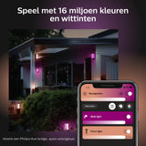 Philips Hue Impress muurlamp - wit en gekleurd licht - zwart - smal