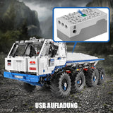 Mould King 13144 Technik op afstand bestuurde vrachtwagen, 3647 delen MOC high-tech tow offroad truck 8x8 model bouwstenen baksteen constructiespeelgoed