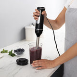 Ninja Foodi 3-in-1 Staafmixer, Handmixer & Hakmolen met Geleidelijke Start, 2 Meng- & 5 Mixsnelheden om te Hakken, Mixen, Kneden, Mengen & Meer, Vaatwasserbestendige Onderdelen, 850W, Zwart, CI100EU