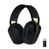 Logitech G435 LIGHTSPEED en Bluetooth draadloze gaming headset - Lichtgewicht, over-ear, ingebouwde microfoons, 18 uur batterij, compatibel met Dolby Atmos, PC, PS4, PS5, mobiel - Zwart
