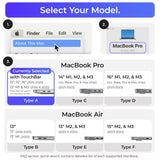 MacBook Docking Station Bundle | Dubbel scherm Compatibel met Apple MacBook Pro 13" M1 (2020) en M2 (2022) | Inclusief externe grafische adapter voor dubbele 4K HDMI-monitor