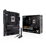 ASUS TUF GAMING X670E-PLUS WIFI moederbord socket AMD AM5 (Ryzen 7000, ATX, PCIe 5.0, DDR5-geheugen, 4x M.2, WiFi 6E, USB 3.2 Gen 2x2 Type-C, Aura Sync)