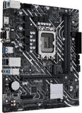 ASUS PRIME H610M-D D4 Gaming moederbord socket Intel LGA 1700 (Intel H610, mATX, DDR4 geheugen, PCIe 4.0, M.2, COM Port, LPT Header, RGB Header)