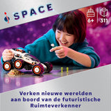 LEGO City Ruimteverkenner en buitenaards leven Alien Speelgoed voor Kinderen, Ruimte Cadeau voor Jongens en Meisjes vanaf 6 jaar met 2 Minifiguren, Robot, Buitenaardse Wezens en Planeetomgeving 60431