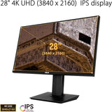 ASUS TUF Gaming VG289Q | 28 inch UHD 4K Monitor | 60 Hz, 5ms GtG, FreeSync, HDR 10 | IPS-paneel, 16:9, 3840x2160, DisplayPort, HDMI, ergonomisch