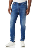 Tommy Hilfiger Denim broek voor heren, Blauw (Dynamic Jacob Mid Blue Stretch), 28W / 30L