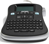 Draagbare DYMO LabelManager 210D-labelmakerkit | QWERTY-toetsenbord | met zwart-witte D1-labels van 12 mm en een draagkoffer