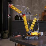 LEGO Technic Liebherr Rupsbandkraan LR 13000, Bouw het Ultieme op Afstand Bestuurbare Voertuig, Inclusief CONTROL+ App, Liersysteem en Beweegbare Giek, Grote Kraan Bouwpakket voor Volwassenen 42146