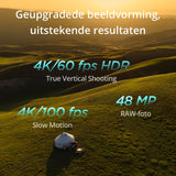 DJI Mini 4 Pro Fly More Combo met DJI RC 2 (scherm-afstandsbediening), opvouwbare minidrone met 4K-camera, minder dan 249 g, 34 min vliegtijd, 2 extra batterijen,C0