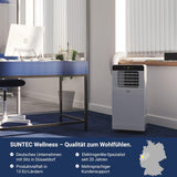 SUNTEC mobiele lokale airconditioner Motion 2.0 Eco R290 | airco voor ruimten tot 25 m² | luchtafvoerslang | koeler & ontvochtiger met ecologisch koelmiddel | 7.000 BTU/h | voor huis & kantoor