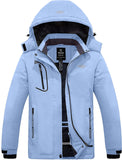 Wantdo Dames Ski Jassen Regenjassen Fleece Waterdicht