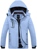 Wantdo Dames Ski Jassen Regenjassen Fleece Waterdicht