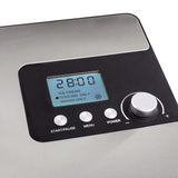 Princess Deluxe IJsmachine, 2 liter inhoud, zelfgemaakt professioneel roomijs, frozen yoghurt, sorbet en granita, geïntegreerde compressor, directe zelfkoeling, digital display,180 Watt, zilver,282604